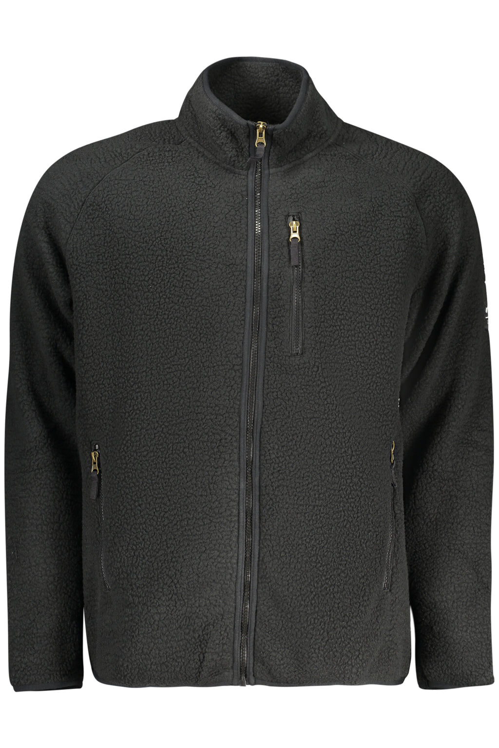 US GRAND MEN'S BLACK ZIP-UP SWEATSHIRT