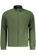 US GRAND MEN'S GREEN ZIP-UP SWEATSHIRT