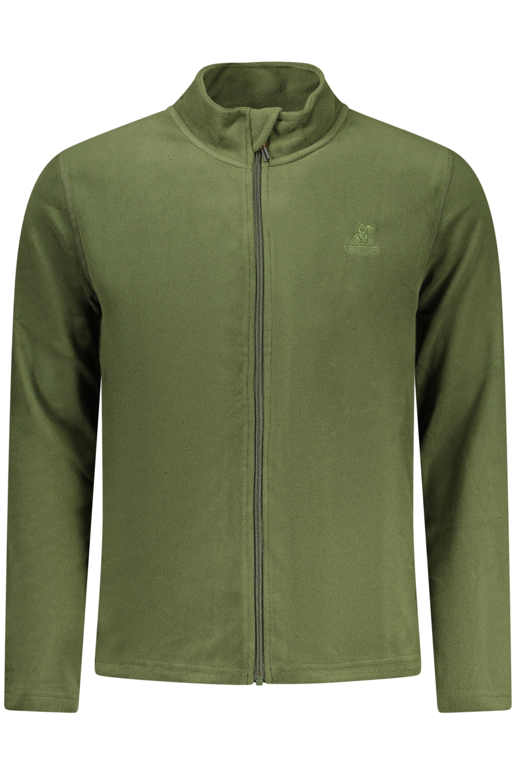 US GRAND MEN'S GREEN ZIP-UP SWEATSHIRT