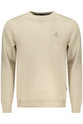 US GRAND MEN'S BEIGE ZIP-UP SWEATSHIRT