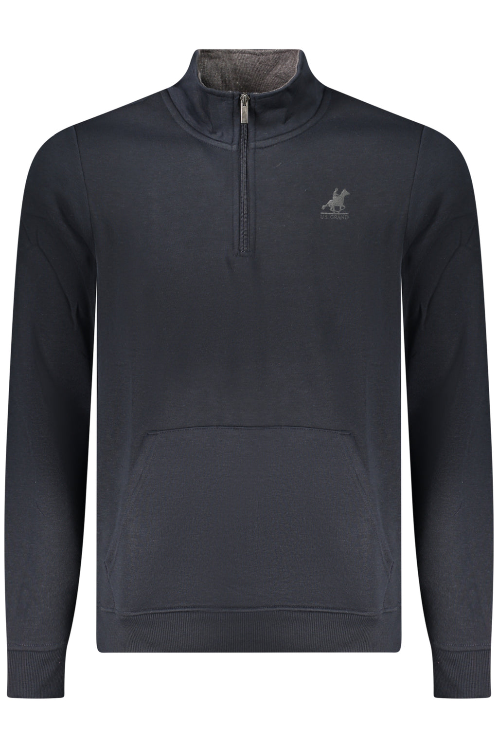 US GRAND MEN'S BLUE ZIP-UP SWEATSHIRT