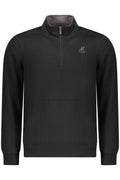 US GRAND MEN'S BLACK ZIP-UP SWEATSHIRT