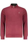 US GRAND MEN'S RED ZIP-UP SWEATSHIRT