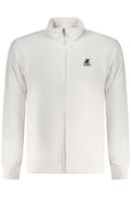 US GRAND MEN'S WHITE ZIP-UP SWEATSHIRT