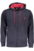 US GRAND MEN'S BLUE ZIP-UP SWEATSHIRT