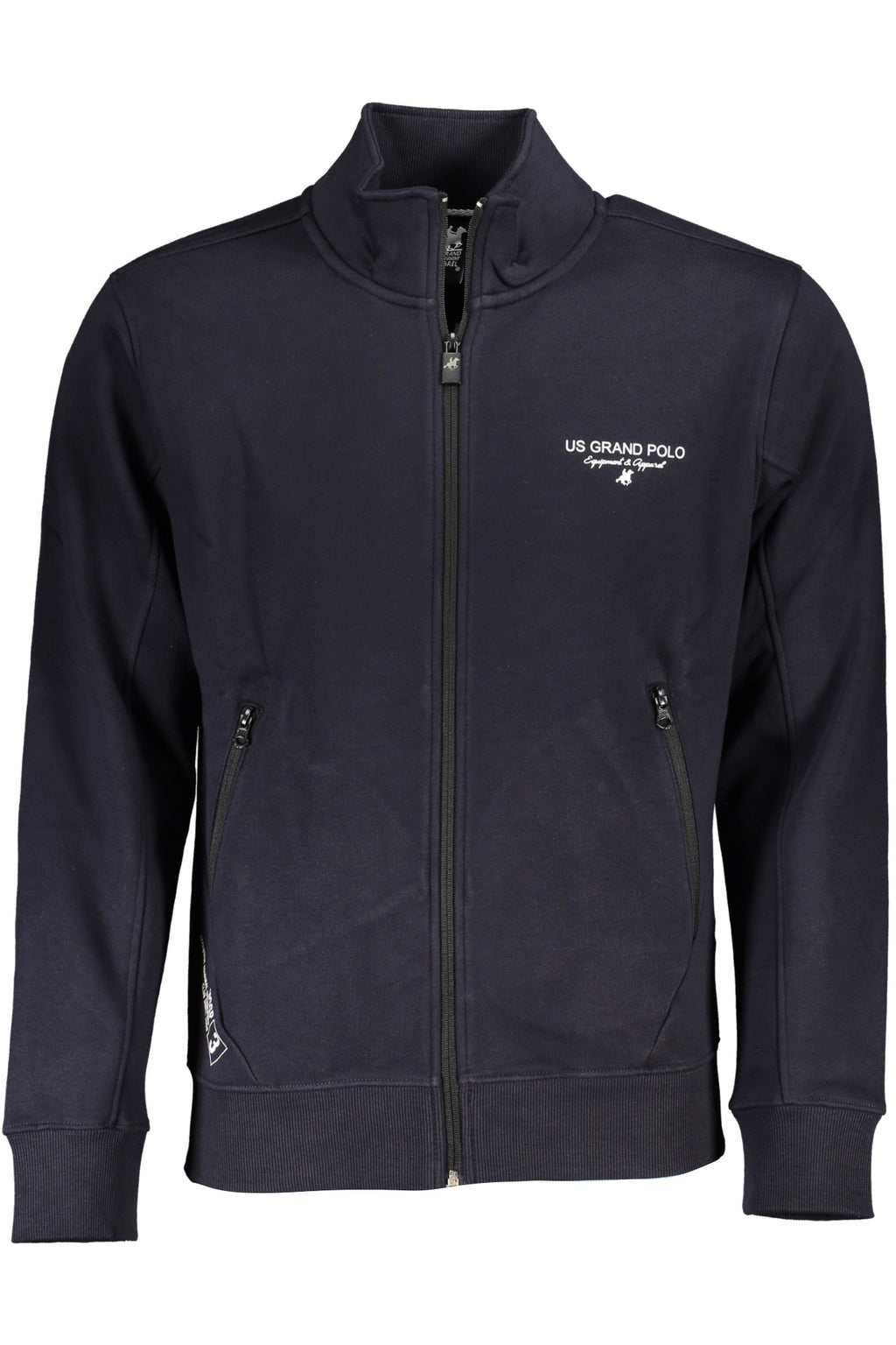 US GRAND MEN'S BLUE ZIP-UP SWEATSHIRT