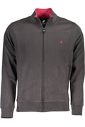 US GRAND MEN'S GRAY ZIP-UP SWEATSHIRT