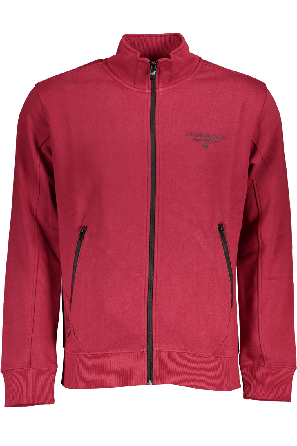 US GRAND RED MEN'S ZIP-UP SWEATSHIRT