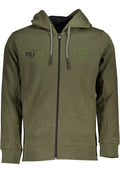 US GRAND MEN'S GREEN ZIP-UP SWEATSHIRT