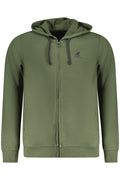 US GRAND MEN'S GREEN ZIP-UP SWEATSHIRT