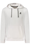 US GRAND MEN'S WHITE ZIP-UP SWEATSHIRT