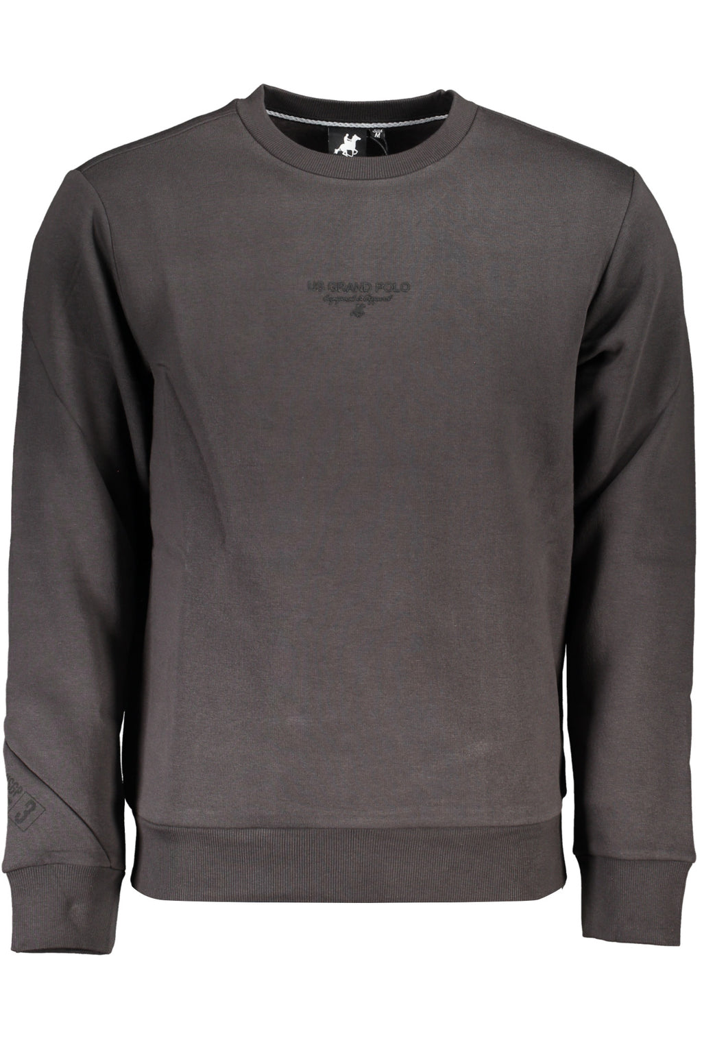 US GRAND MEN'S GRAY ZIP-UP SWEATSHIRT