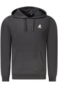 US GRAND MEN'S BLACK ZIP-UP SWEATSHIRT