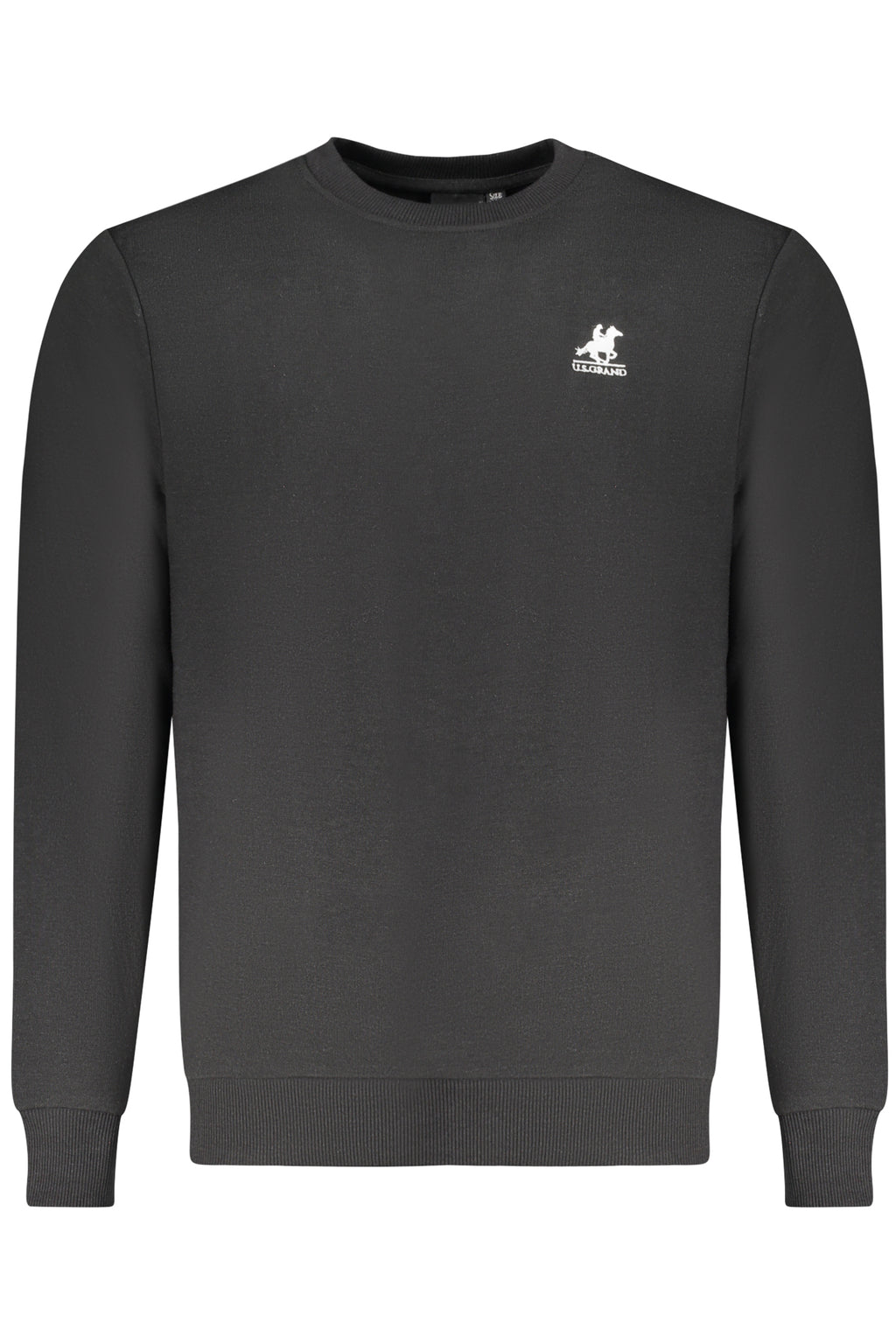 US GRAND MEN'S BLACK ZIP-UP SWEATSHIRT