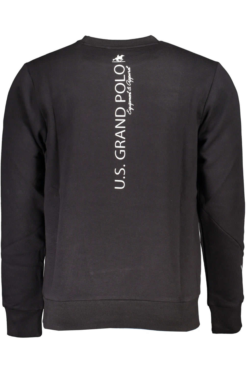 US GRAND MEN'S BLACK ZIP-UP SWEATSHIRT