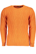 US GRAND MEN'S ORANGE SWEATER