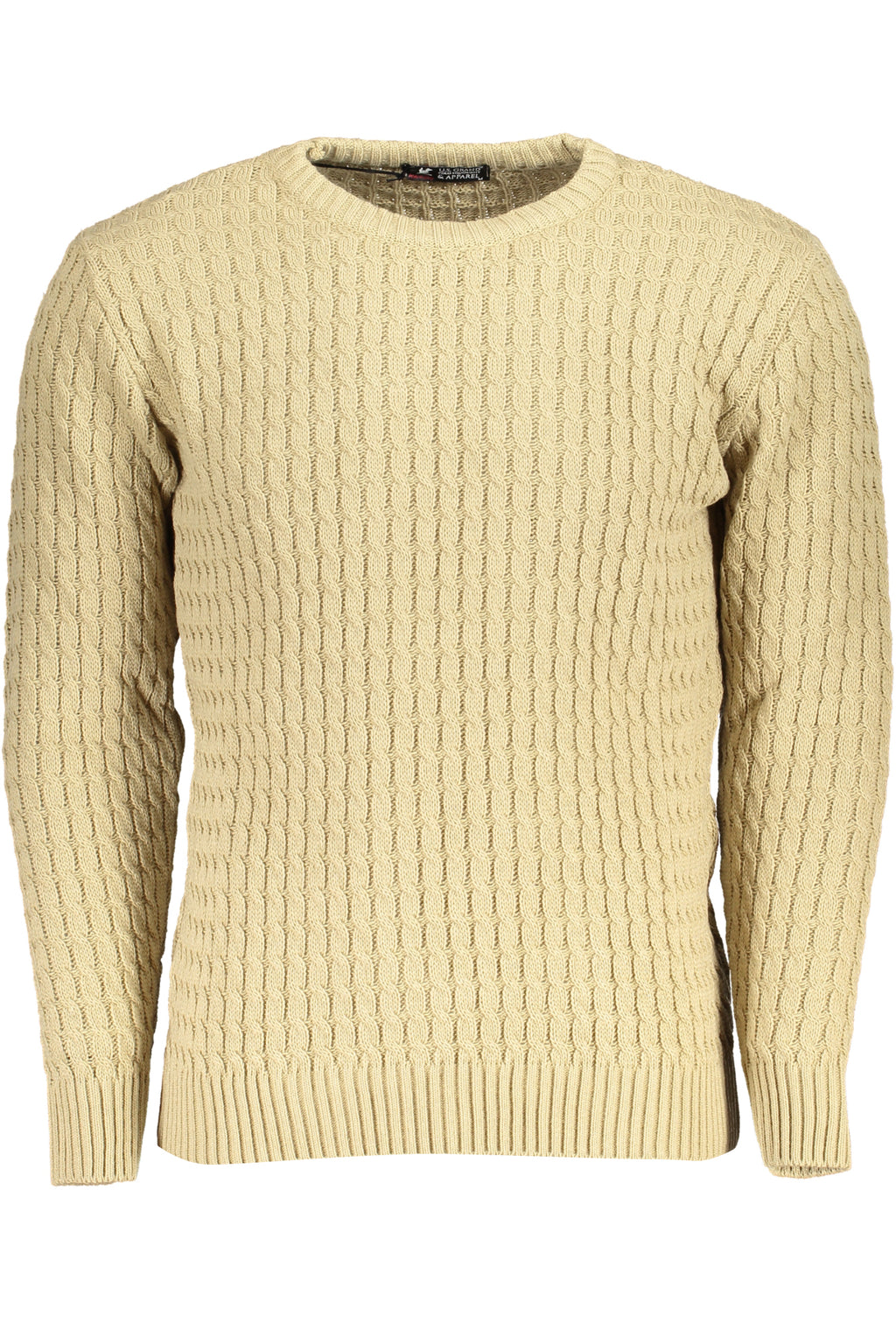 US GRAND MEN'S BEIGE SWEATER