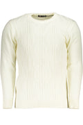 US GRAND MEN'S WHITE SWEATER