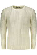US GRAND MEN'S WHITE SWEATER