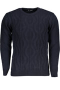 US GRAND MEN'S BLUE SWEATER