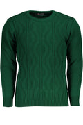 US GRAND MEN'S GREEN SWEATER