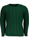 US GRAND MEN'S GREEN SWEATER