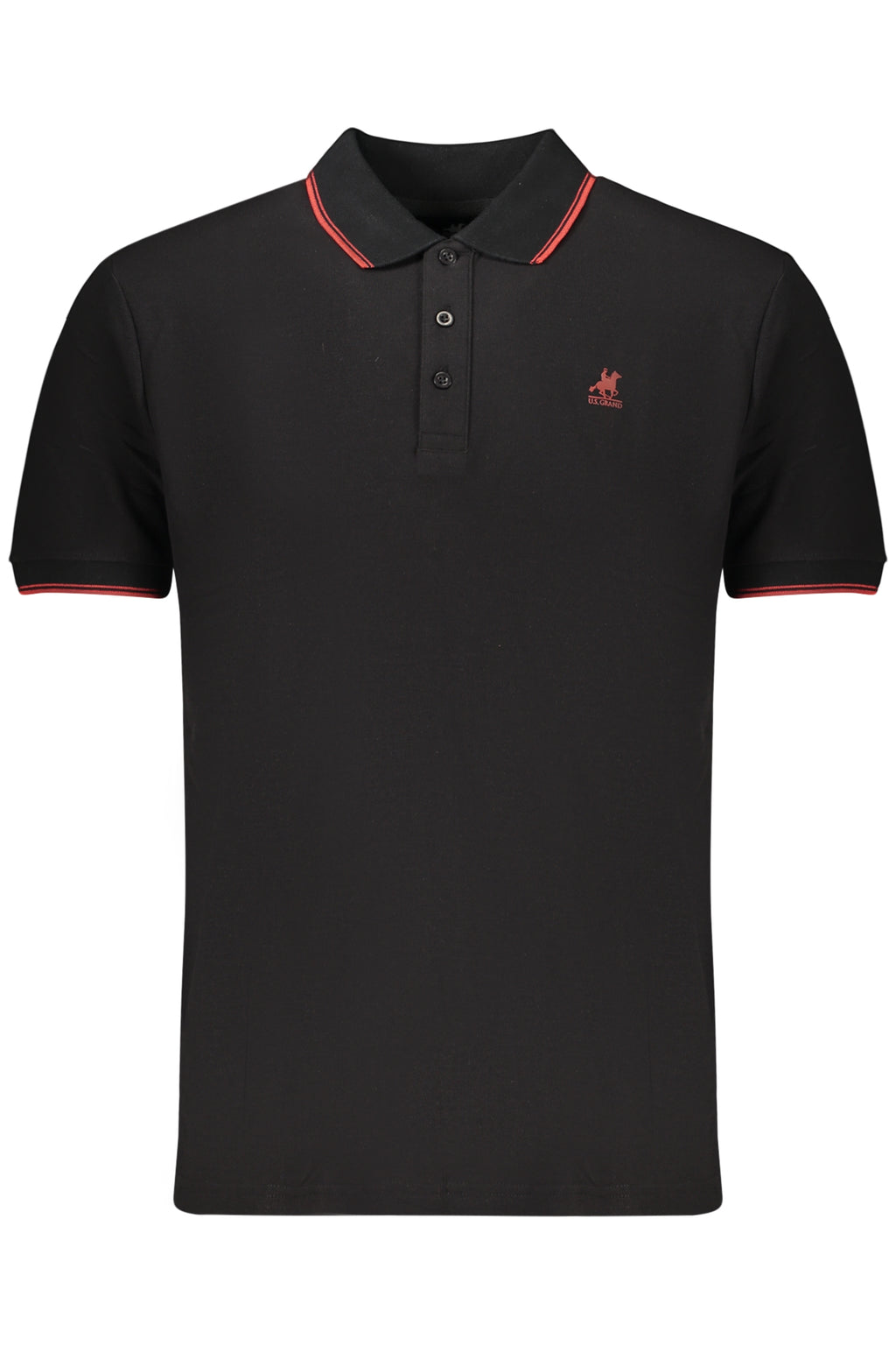 US GRAND POLO SHORT SLEEVE MEN'S BLACK