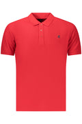 US GRAND MEN'S SHORT-SLEEVE POLO SHIRT, RED