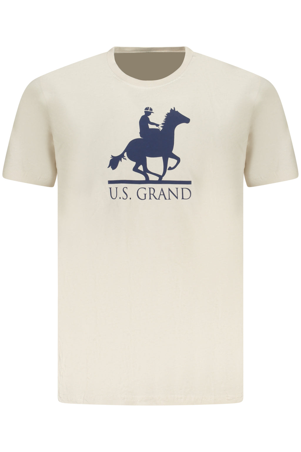 US GRAND MEN'S SHORT-SLEEVE T-SHIRT BEIGE