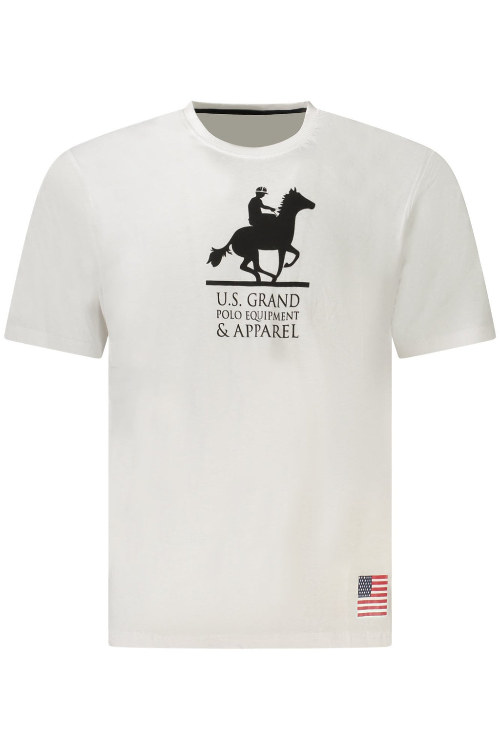 US GRAND MEN'S SHORT-SLEEVE T-SHIRT WHITE