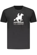 US GRAND MEN'S BLACK SHORT-SLEEVE T-SHIRT