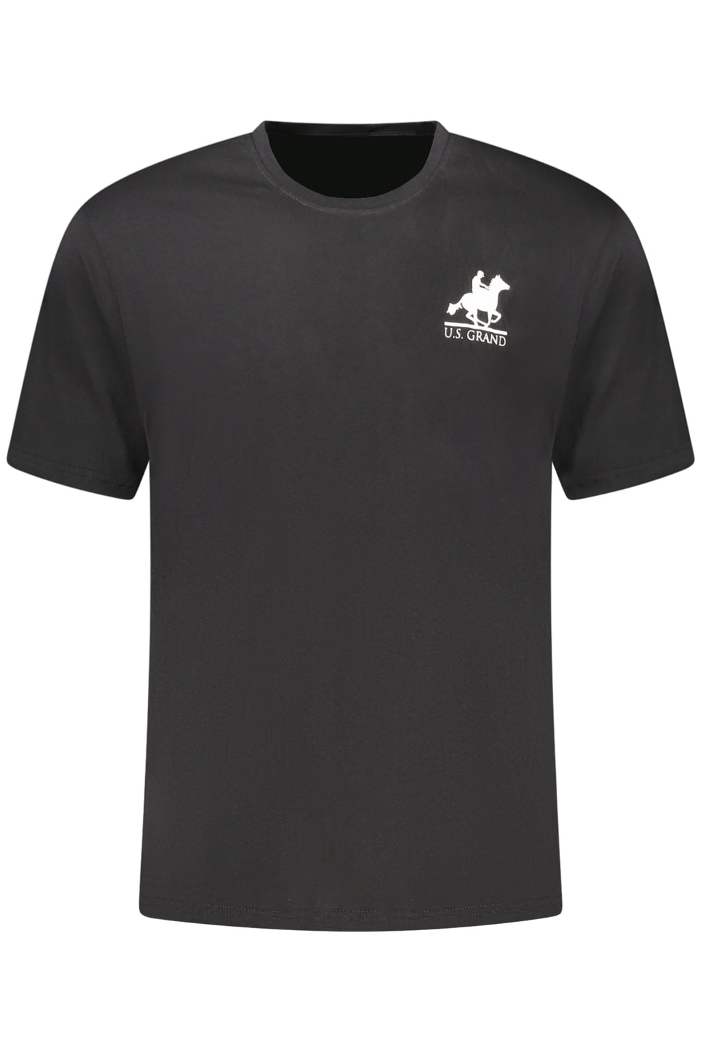 US GRAND MEN'S BLACK SHORT-SLEEVE T-SHIRT