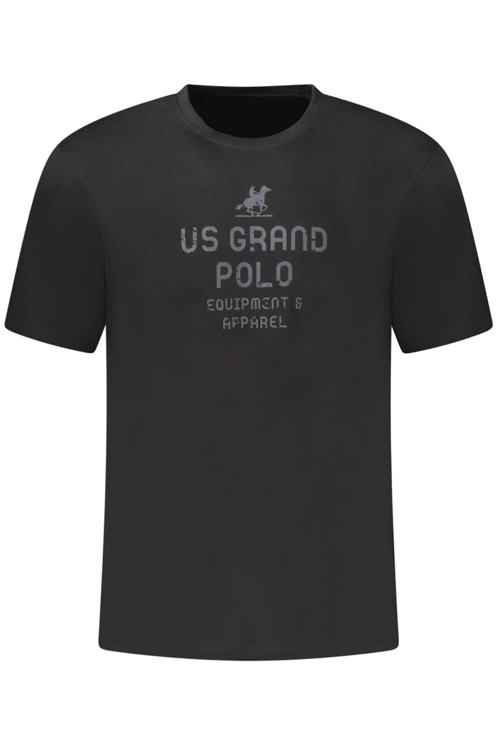 US GRAND MEN'S BLACK SHORT-SLEEVE T-SHIRT