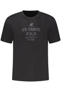 US GRAND MEN'S BLACK SHORT-SLEEVE T-SHIRT