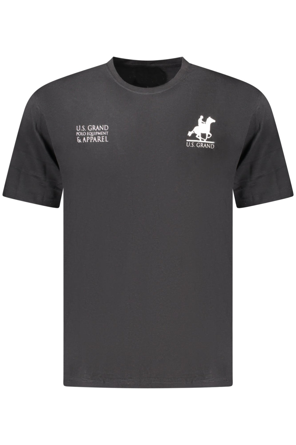 US GRAND MEN'S BLACK SHORT-SLEEVE T-SHIRT