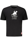 US GRAND MEN'S BLACK SHORT-SLEEVE T-SHIRT