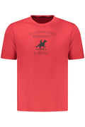 US GRAND MEN'S SHORT-SLEEVED RED T-SHIRT