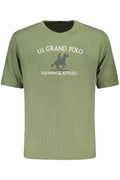 US GRAND MEN'S SHORT-SLEEVED GREEN T-SHIRT
