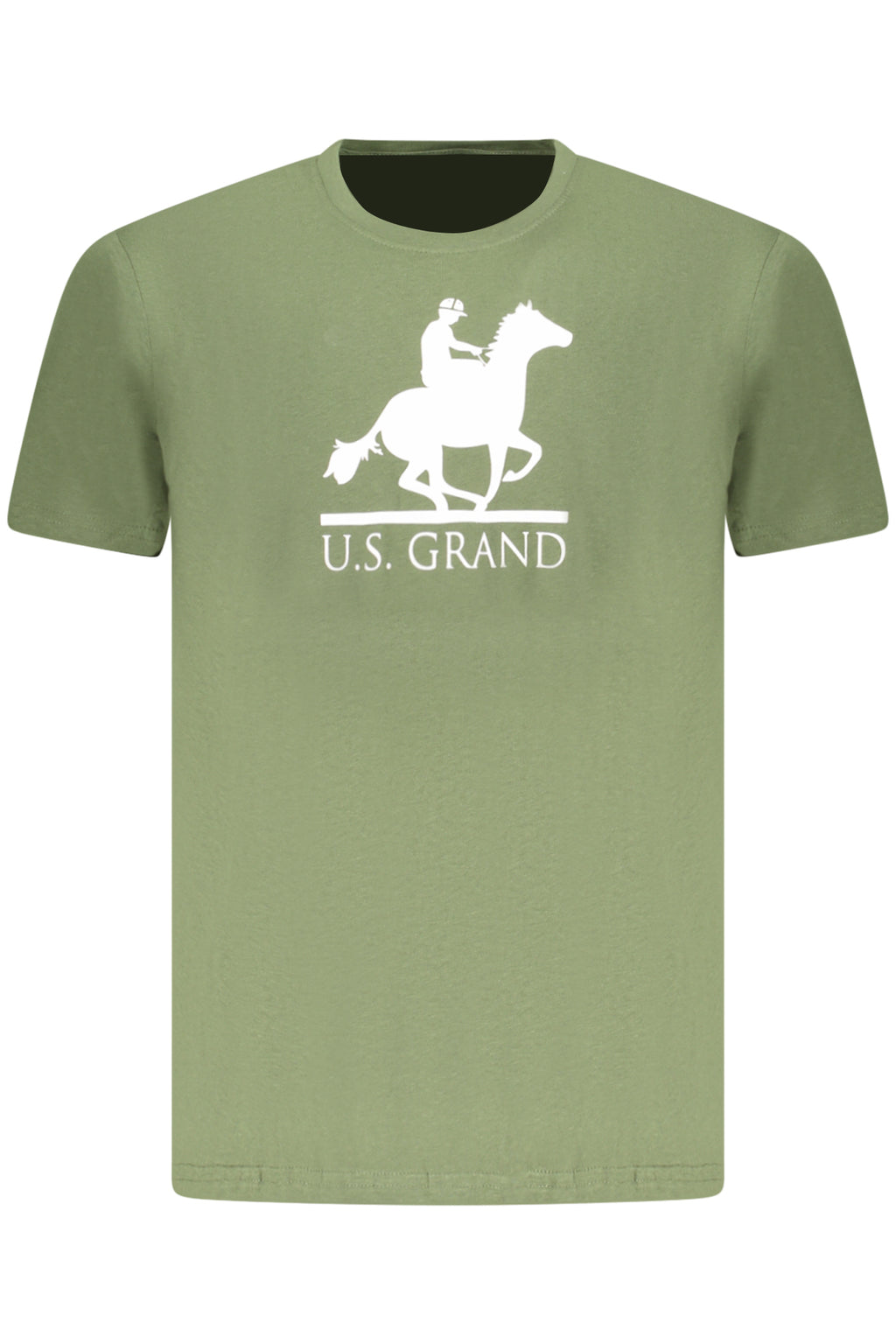 US GRAND MEN'S SHORT-SLEEVED GREEN T-SHIRT
