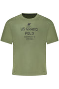 US GRAND MEN'S SHORT-SLEEVED GREEN T-SHIRT