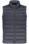 US GRAND MEN'S BLUE SLEEVELESS JACKET