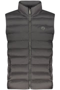 US GRAND MEN'S BLACK SLEEVELESS JACKET
