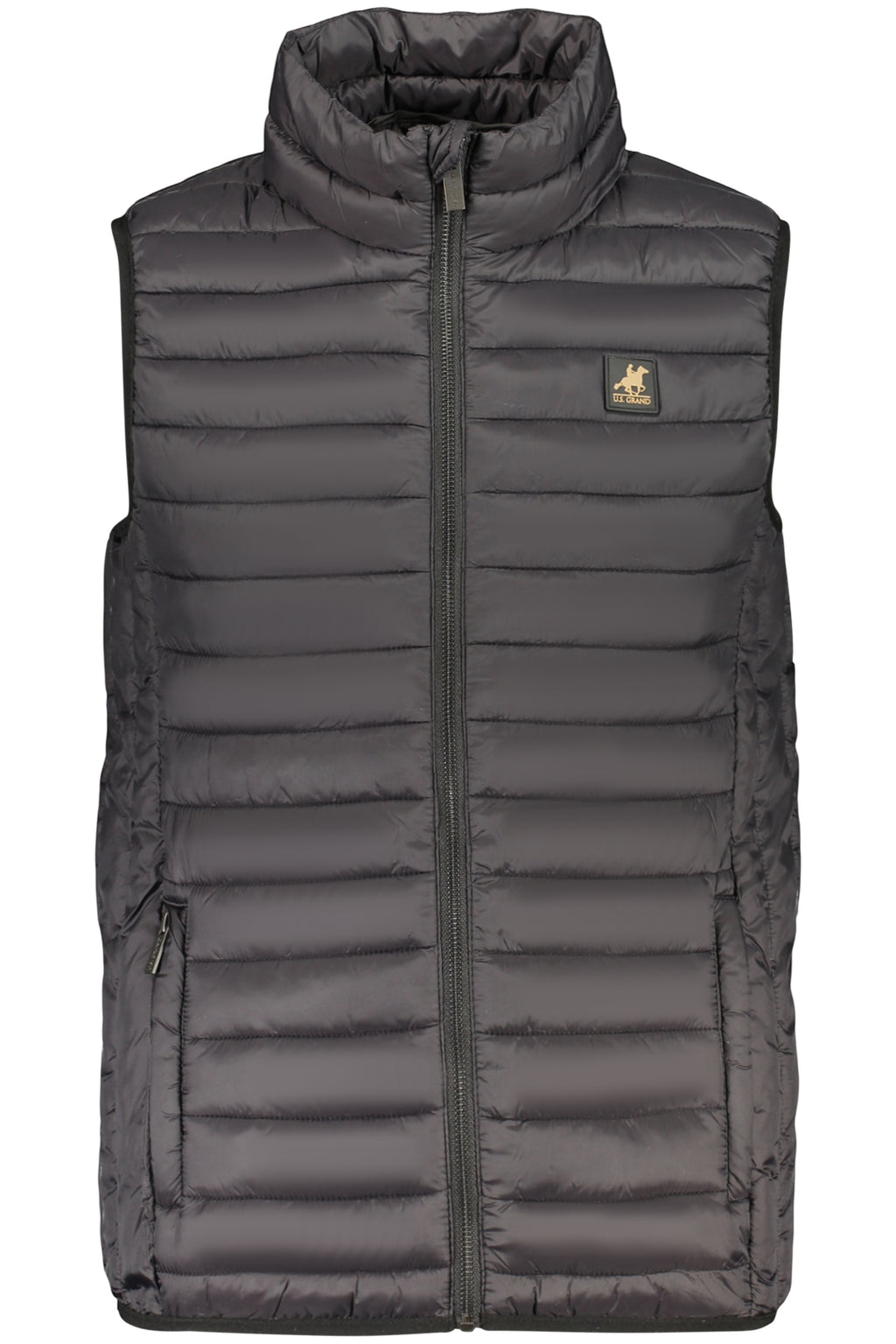 US GRAND MEN'S BLACK SLEEVELESS JACKET