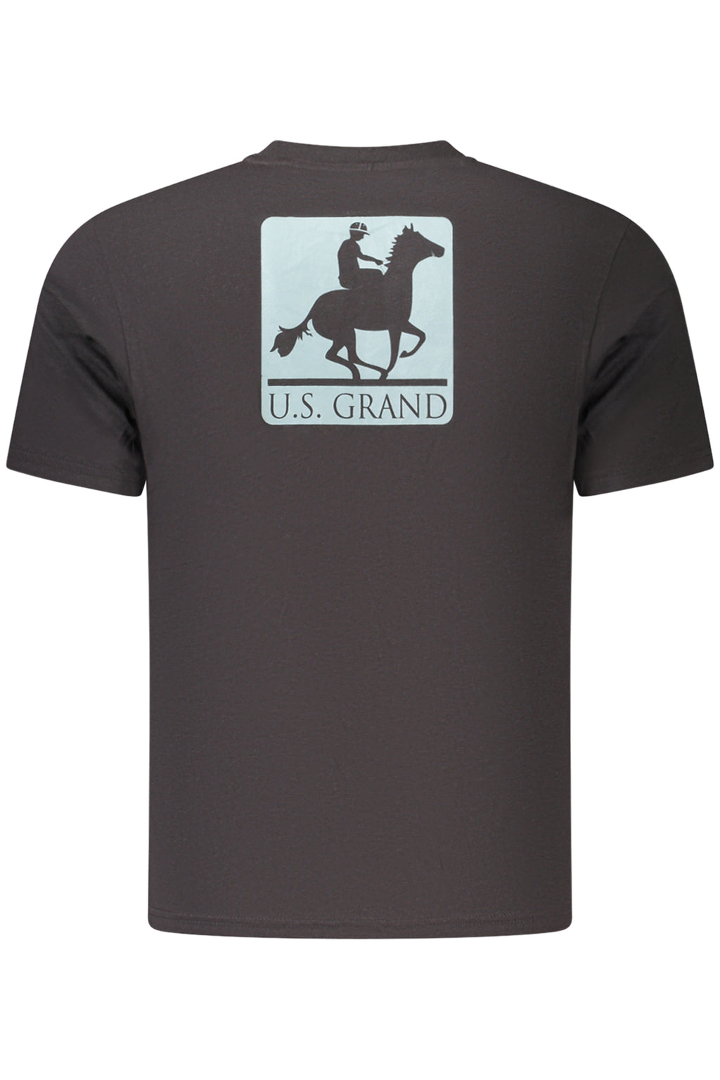 US GRAND MEN'S BLACK SHORT-SLEEVE T-SHIRT