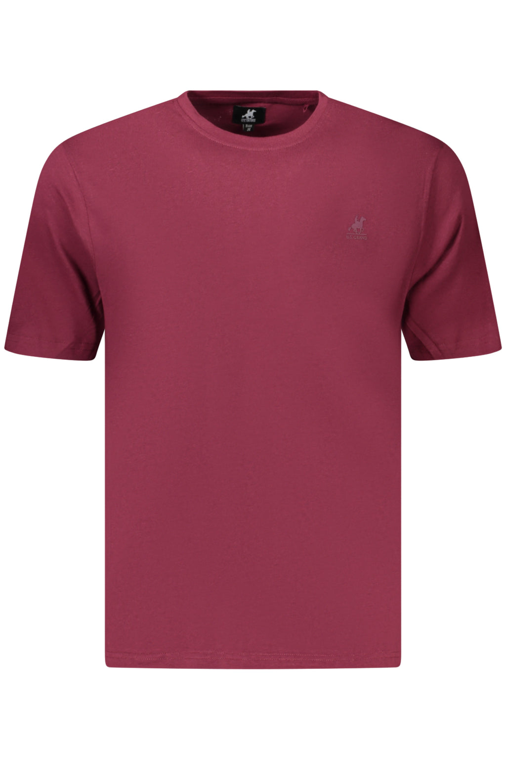 US GRAND MEN'S SHORT-SLEEVED RED T-SHIRT