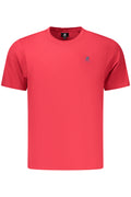 US GRAND MEN'S SHORT-SLEEVED RED T-SHIRT