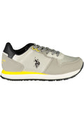 US POLO ASSN. GRAY CHILDREN'S SPORTS SHOES