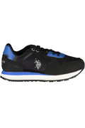 US POLO ASSN. BLACK CHILDREN'S SPORTS SHOES