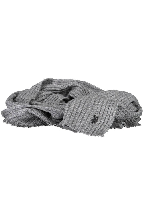 US POLO ASSN. GRAY MEN'S SCARF