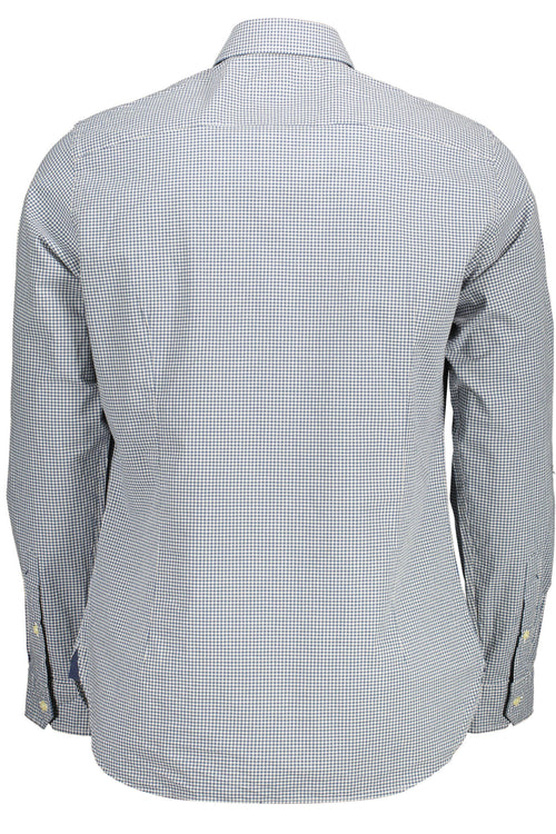 US POLO SHIRT LONG SLEEVE MAN LIGHT BLUE